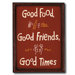 "Good Food" Outdoor Sign