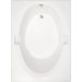 Builder Hourglass 60" W X 42" D Air Bath Tub with Thermal System