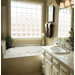 Designer Alyssa 66" W X 42" D Bath Tub with Whirlpool System