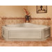 Designer Erica 60" W X 60" D Bath Tub with Combo System