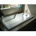 Designer Solo 66" W X 34" D Bath Tub with Combo System