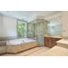 Designer Sylvia 60" W X 38" D Bath Tub with Combo System