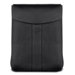 Premium Leather Vertical iPad Sleeve in Black