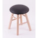 Domestic Hardwood 18" Round Cushion Swivel Stool