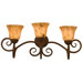 Stratford Three Light Bath Vanity in Tuscan Sun