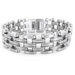 Men's Stainless Steel Wide Link Bracelet