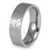Men's Stainless Steel Hammered Ring
