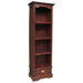 Mahogany Narrow 1 Drawer Bookcase in Mahogany