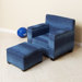 Kid's Club Chair and Ottoman Set