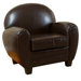 Cigar Boned Leather Chair