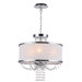 Allure Three Light Chandelier in Polished Chrome