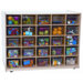 Twenty Five Tray Mobile Shelves Island