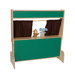 Natural Environment Puppet Theater with Brown Curtains