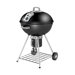 Cart Style Charcoal Kettle Grill with Folding Side Shelf