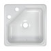 Deluxe Designer 15" x 15" Single Bowl Self-Rimming Kitchen Sink