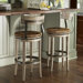 Twilight Bay Dalton Bar Stool in Distressed Textured Soft Taupe Gray