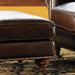 Regents Row Covington Leather Ottoman
