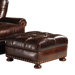 Elle Leather Ottoman