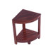 2 Tier Classic Spa Teak Corner Shower Shelf