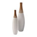 Toast Tip White Ovalo Vase
