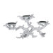 3 Tray Coral Candleholder