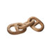 Hand Carved Chain Link - 3 link