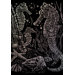 Holographic Sea Horses Art Engraving