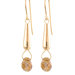 Seductive Elegance 14 Kt Goldfilled Earrings
