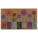 Flower Blocks Welcome Doormat