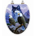 3D Vario Scenario Series Elongated Wolf and Eagle Toilet Seat