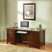 Tribeca Loft Cherry Double Pedestal Computer Desk
