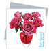 Flat Flowers Greetings in Roses Mix Heart