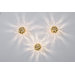 Orten'Zia One Light Ceiling Lamp or Wall Sconce in Gold Plated