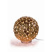 Orten'Zia Large One Light Floor Lamp in Gold Plated