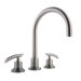 Double Handle Widespread Roman Tub Faucet Trim with Lever Handle