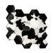 Patchwork Cowhide Japanese Rug