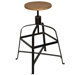 Malakoff Stool with Wood Top