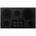 36" Two Dual Radiant Elements Ceramic Glass Electric Cooktop