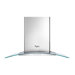 36" Convertible Wall-Mount 400-CFM Glass Canopy Hood