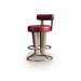 Saturne 30" Barstool with Backrest