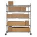 Five Tier NSF Extra Large Commercial Grade Shelving Rack in Chrome