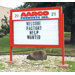 Marquee Changeable Sign System with Optional Symbol Case in Multiple Colors