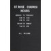 Removable Letter Panel for ODCC Illuminated 3 Door Models