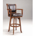 Park View 30" Swivel Bar Stool in Medium Brown Oak