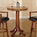 Park View Bar Height Table in Medium Brown Oak