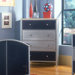 Universal Youth Chest in Navy and Silver