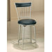 Benson 30" Black Vinyl Swivel Bar Stool