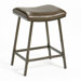 Saddle 24" Barstool with Nested Leg in Brown Copper