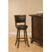 Dennery Swivel Bar Stool in Cherry
