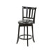 Presque Isle Swivel Counter Stool in Black